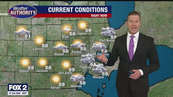 A cooler weekend with some Saturday showers