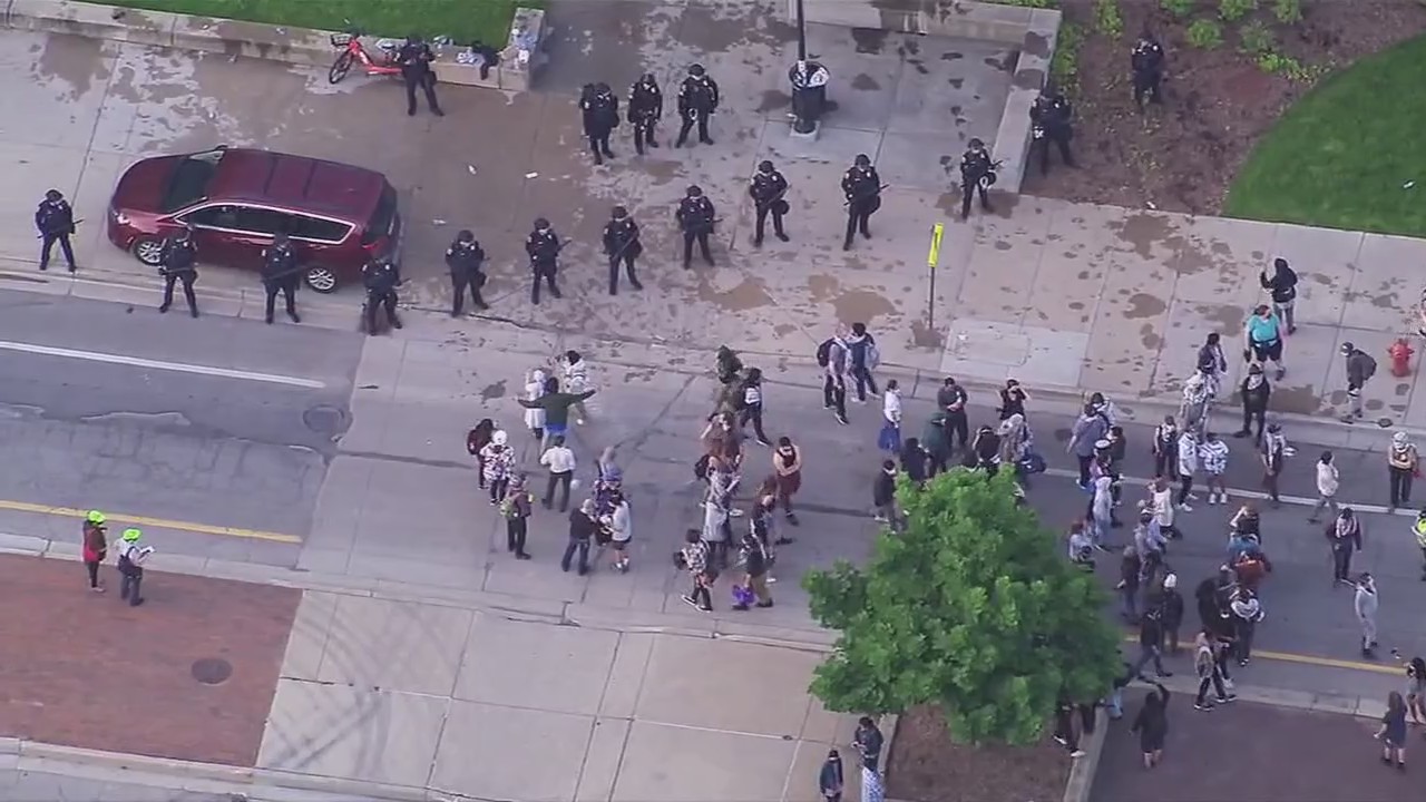 Police remove demonstrators from encampment at U-M
