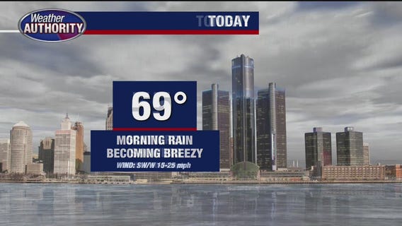 Wet and mild Memorial Day expected for Southeast Michigan