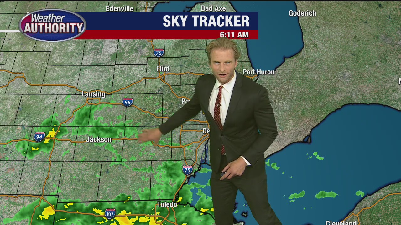 Lingering showers before dry day
