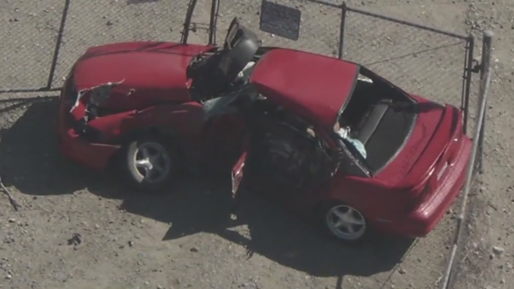 Fontana police chase crash kills innocent driver