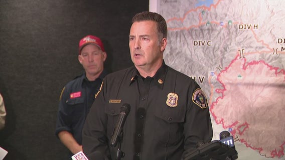 Officials provide latest on 23k acreage fire in San Bernardino County