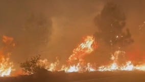 Homes destroyed in raging Bridge Fire