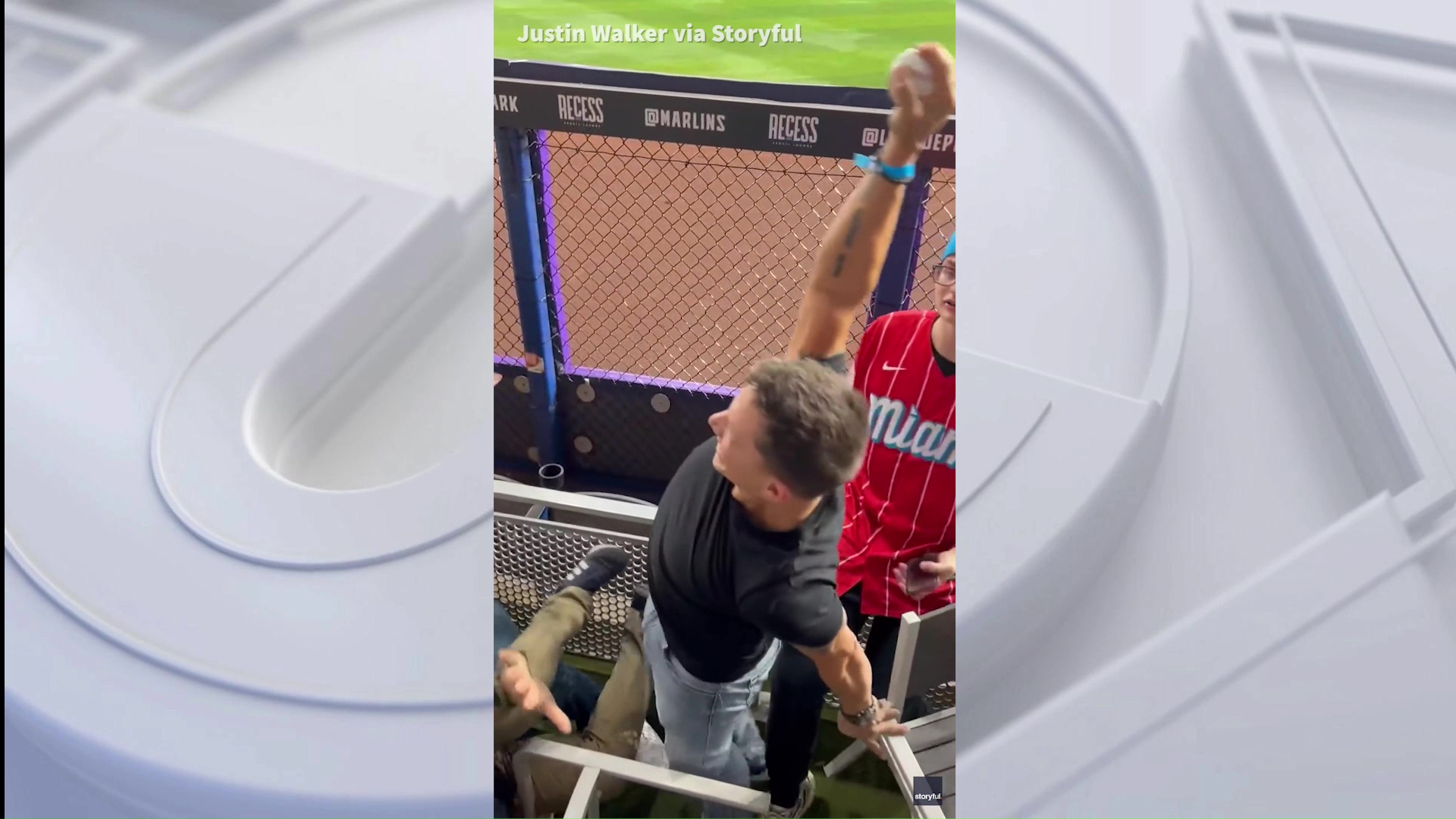 The man who caught Shohei Ohtani's 50th home run