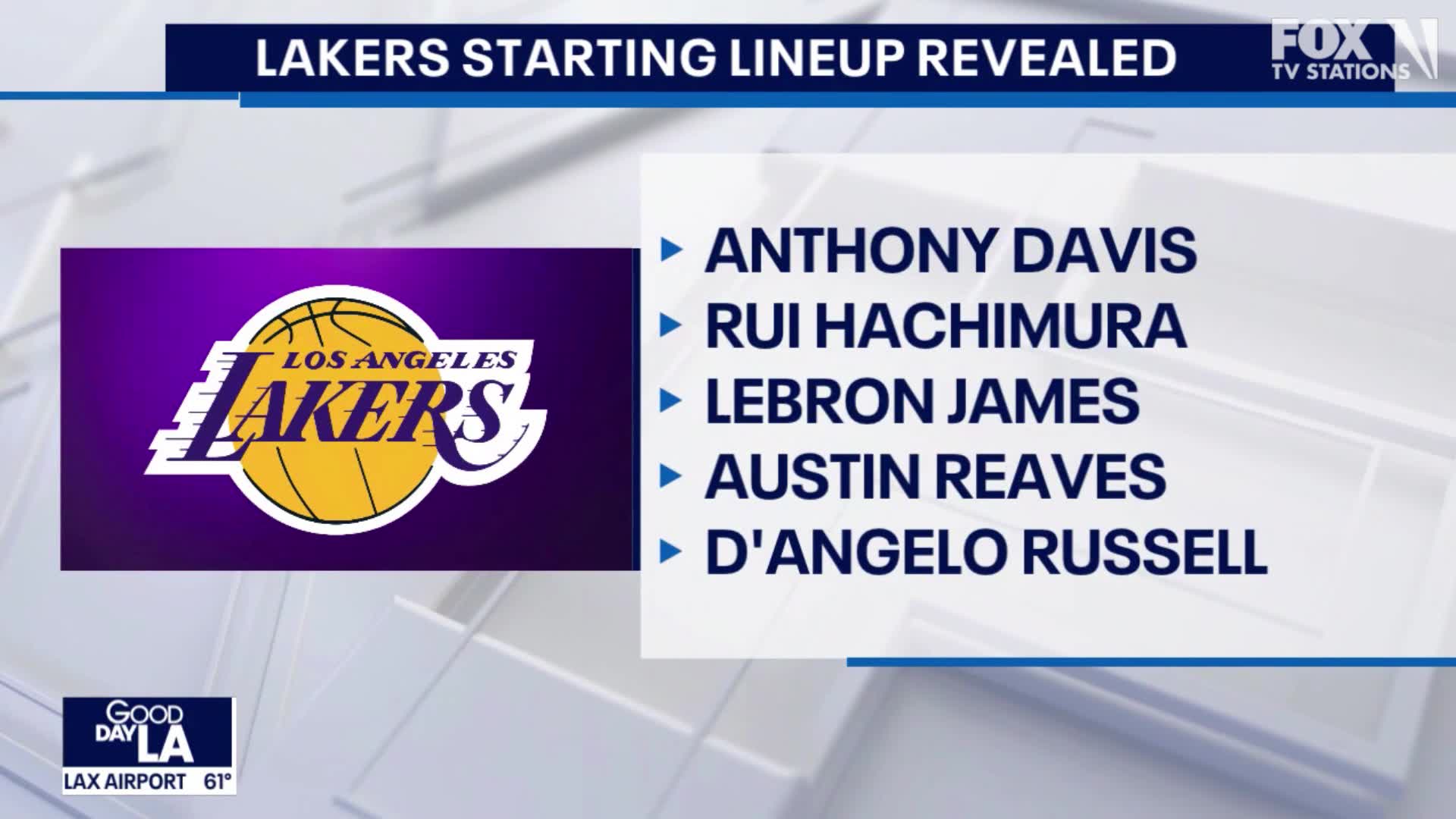 JJ Redick reveals Lakers starting 5