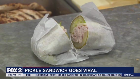 Pickle Sandwich Goes Viral