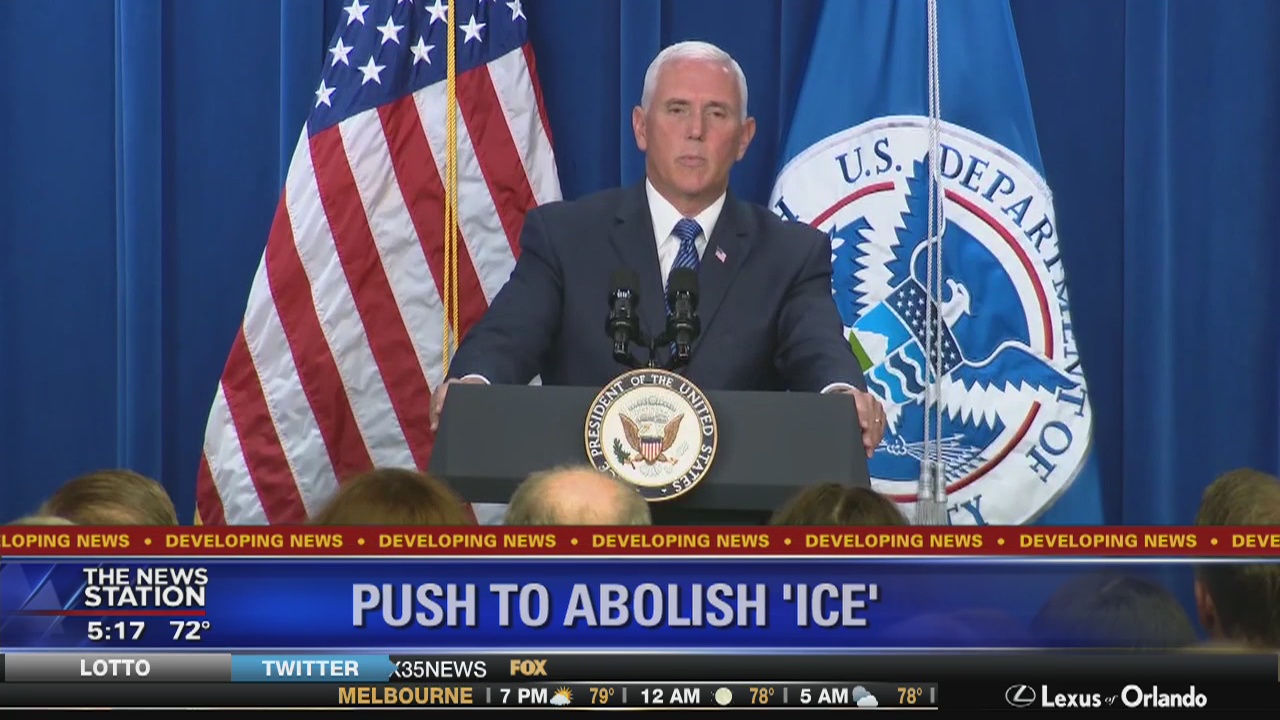 Pence says ICE will not be abolished under Trump