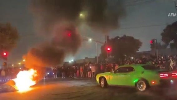 Street takeover in Santa Ana