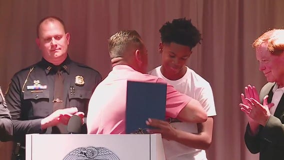 Teen's quick thinking saved man's life