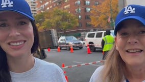 Spotting Dodger fans in New York City