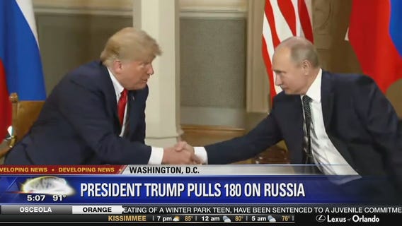 Trumps corrects statement on Russia