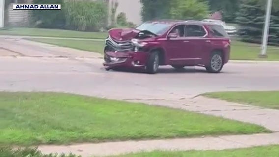 'She just started slamming into other cars as hard as she could.'