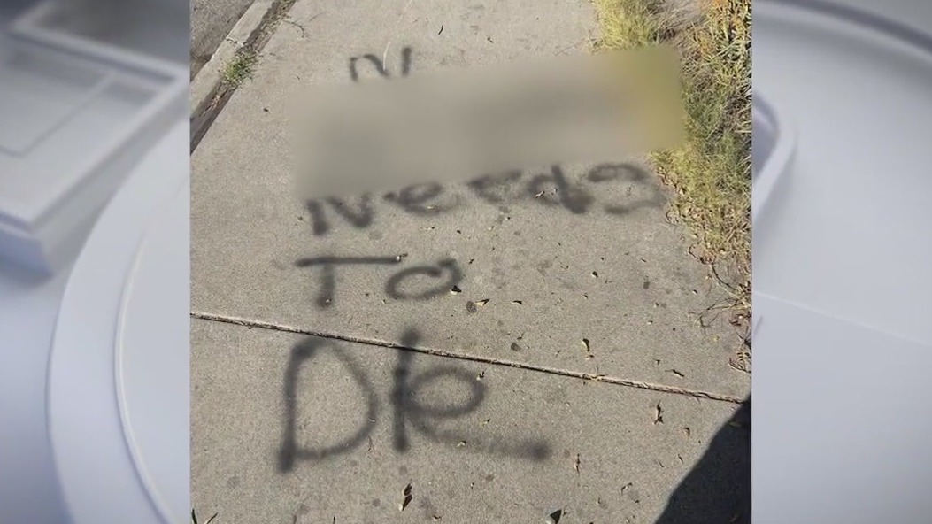 Racist graffiti sprayed on South LA home, cars