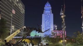 Cleanups after Dodgers World Series parade