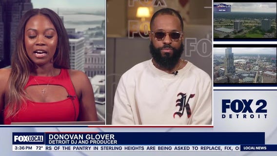 Detroit native, Donavan Glover, gets ready to hit the stage at AfroNation 2024