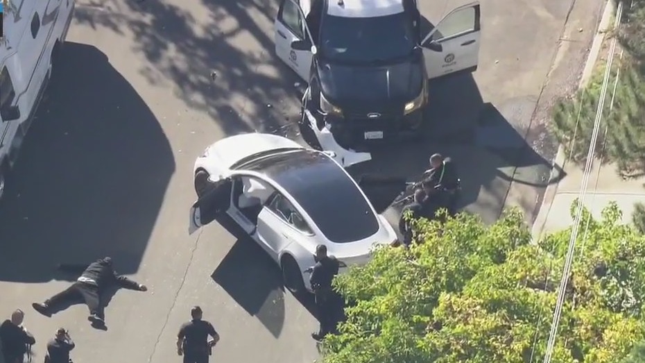ADW suspect taken into custody in Sherman Oaks | FOX 11 Los Angeles