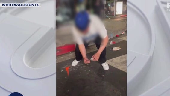 Man blows hand off with firework