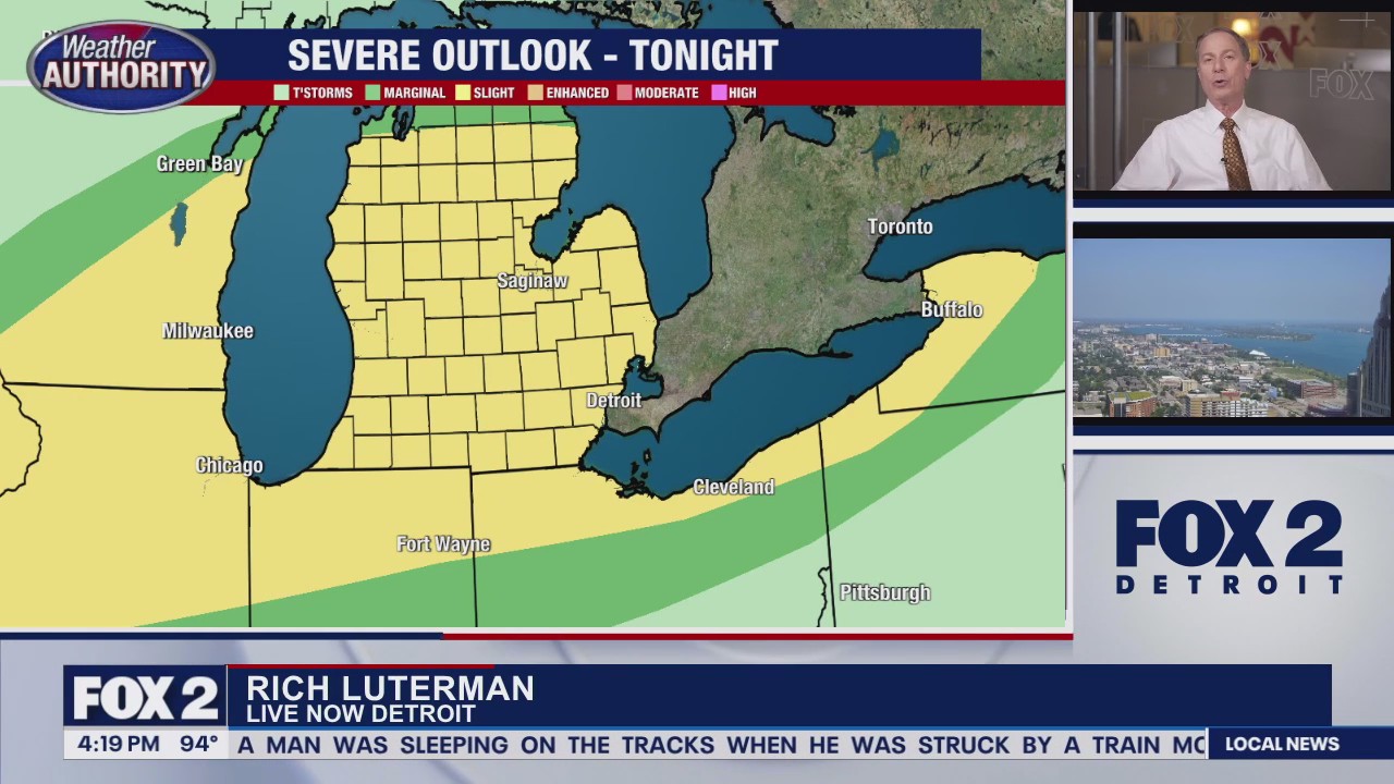 High temps bring severe weather threat Tuesday afternoon | FOX 2 Detroit