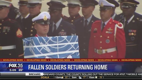 Fallen soldiers return home