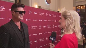 Robin Thicke reflects on kids, holidays