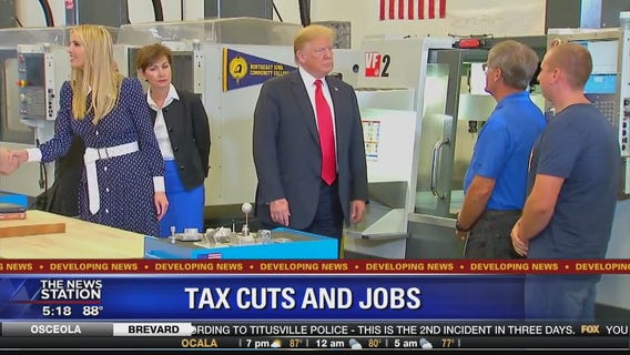 Trump talking jobs and trade