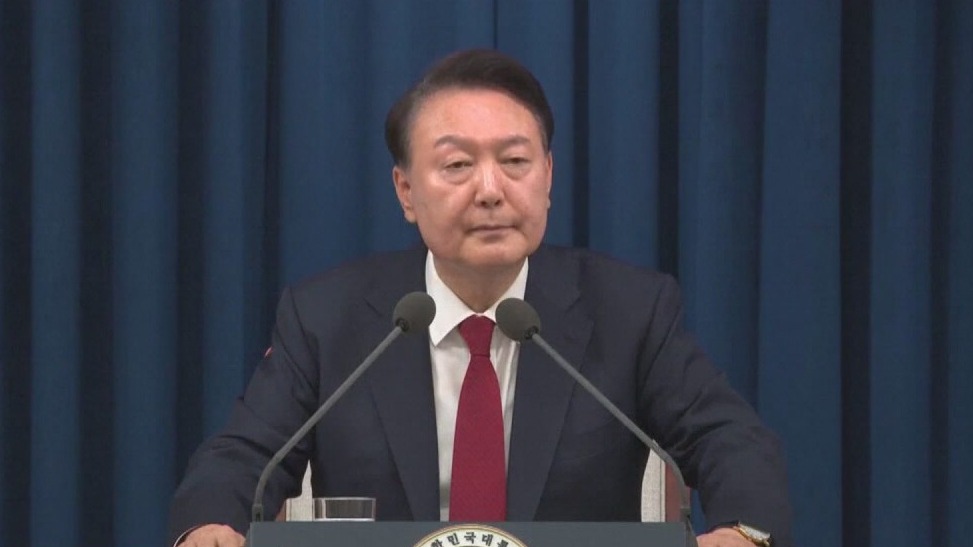 South Korean president lifts martial law