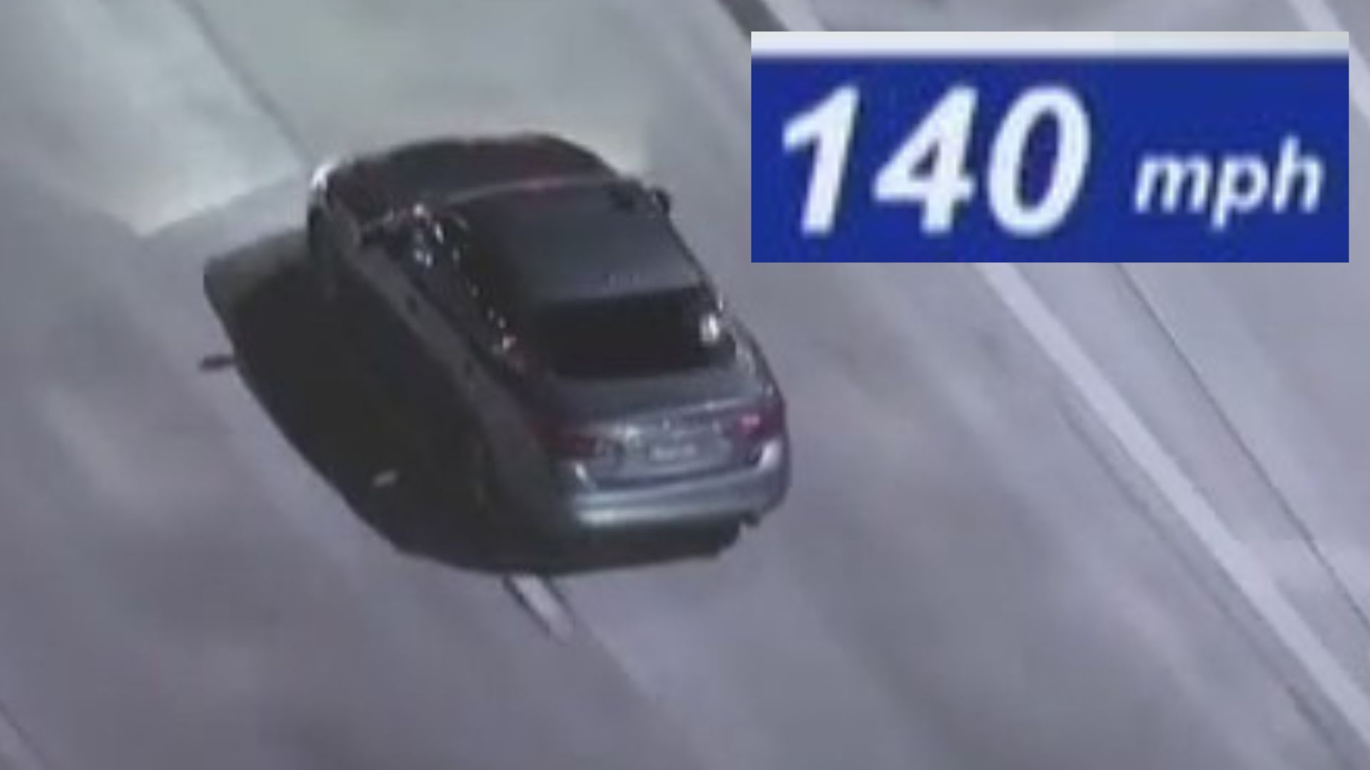 Driver clocked at 140 mph in police chase