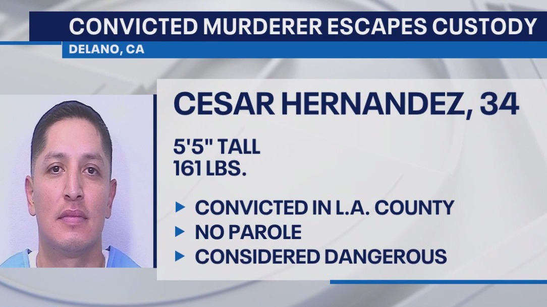 Convicted murderer escapes custody