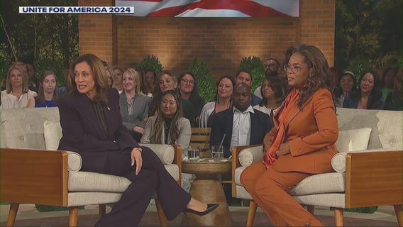 Kamala Harris, Oprah Winfrey hold townhall in Farmington Hills