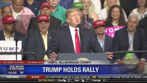 Trump stumps for DeSantis