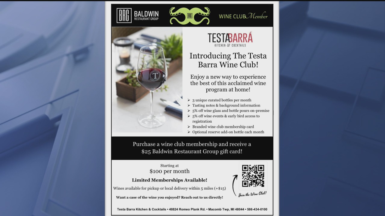 Baldwin Restaurant Wine Class
