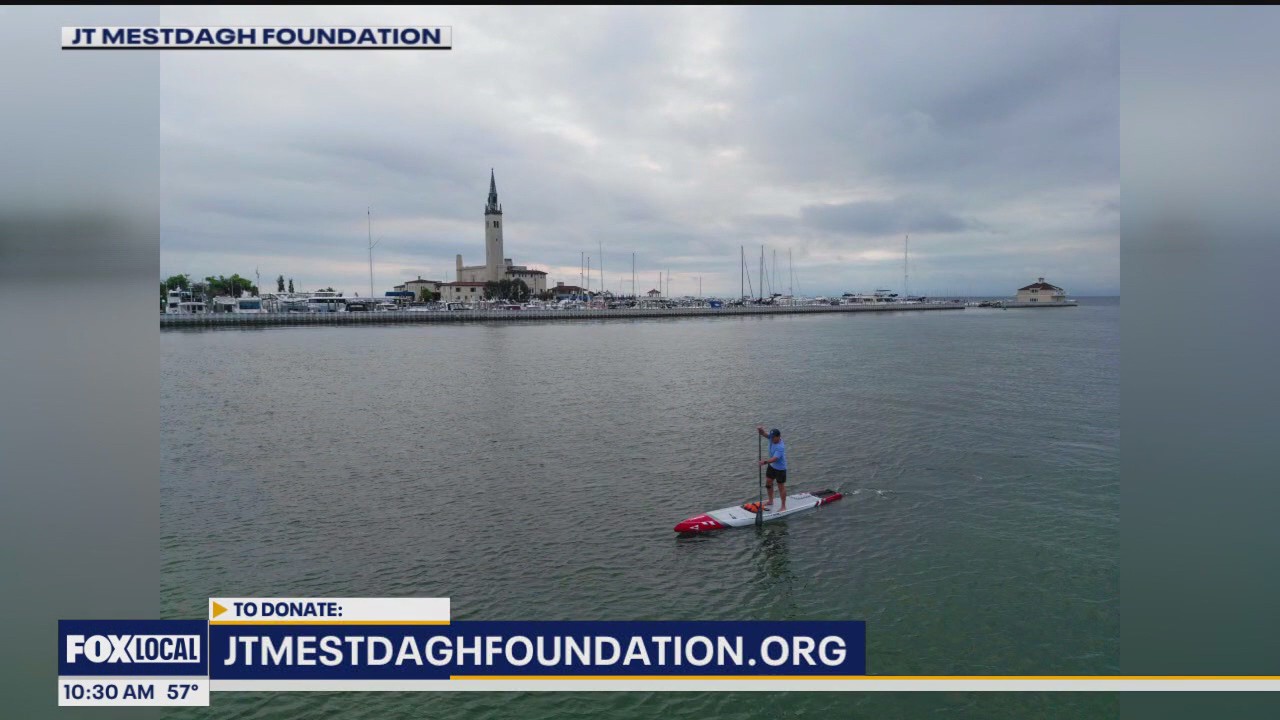 Local entrepreneur and philanthropist JT Mestdagh to make paddle board journey to raise money for children's charities