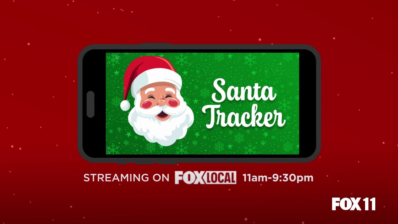 Santa Tracker on FOX LOCAL mobile app