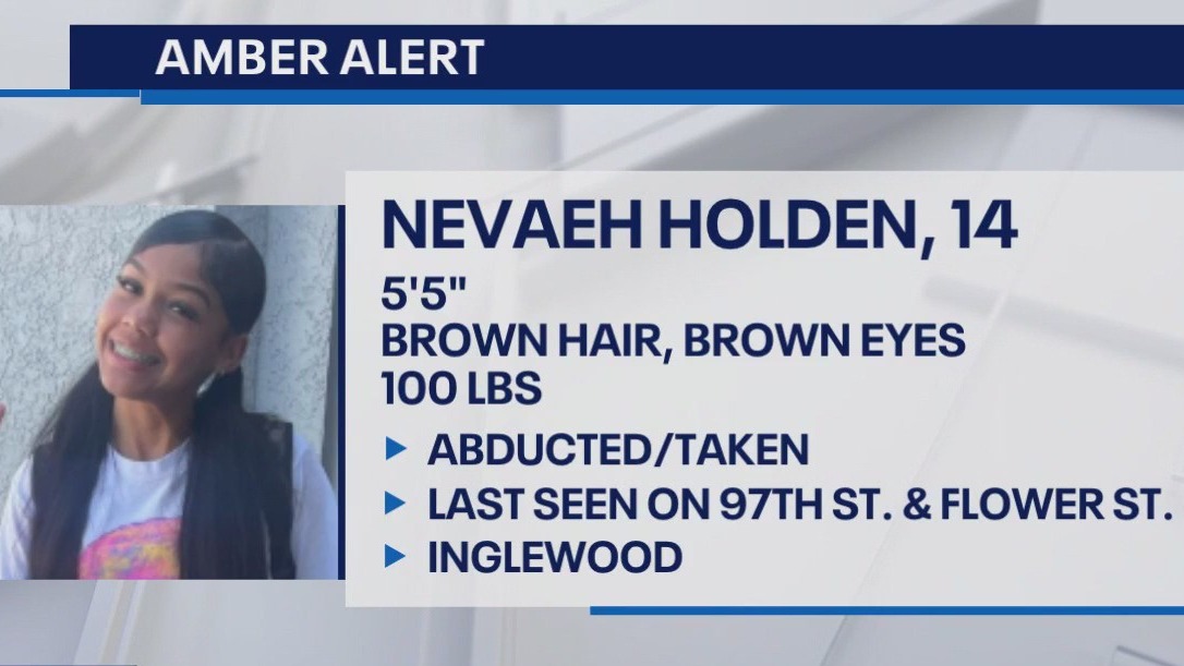 Amber Alert issued for 14-year-old girl