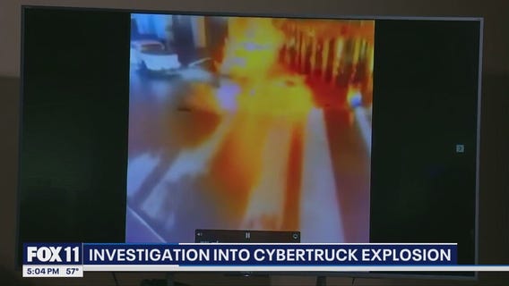 Cybertruck explodes outside Trump hotel in Vegas