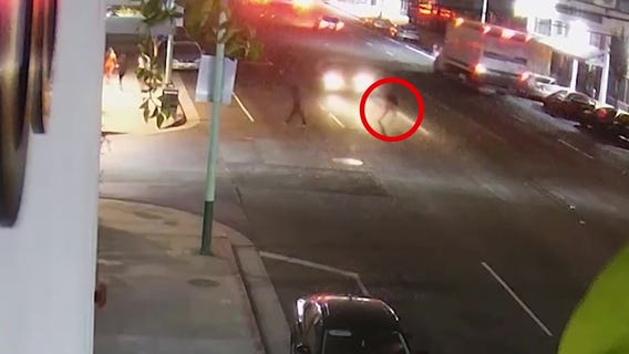 East Hollywood hit-and-run caught on camera