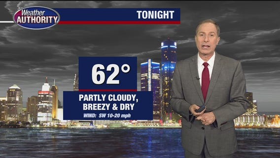 Breezy and warm for Wednesday