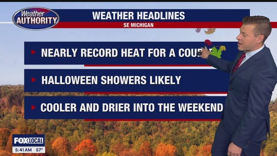 Nearly record heat after morning rain