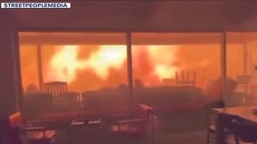 2 men, dog trapped in home during fire