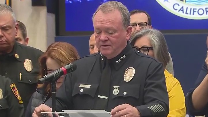 LA Police Chief gives update amid major wildfires