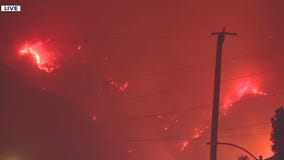 Hurst Fire burns 100+ acres in San Fernando Valley