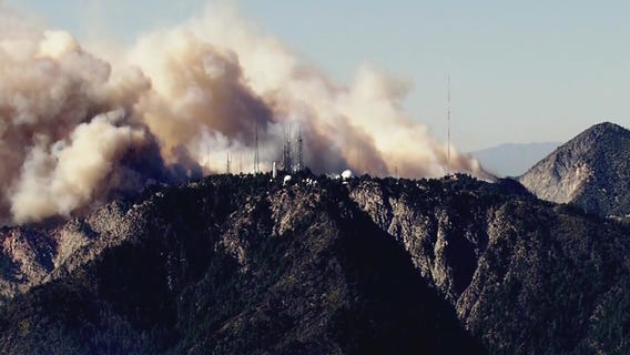 Fire burning near Mt. Wilson may affect broadcast