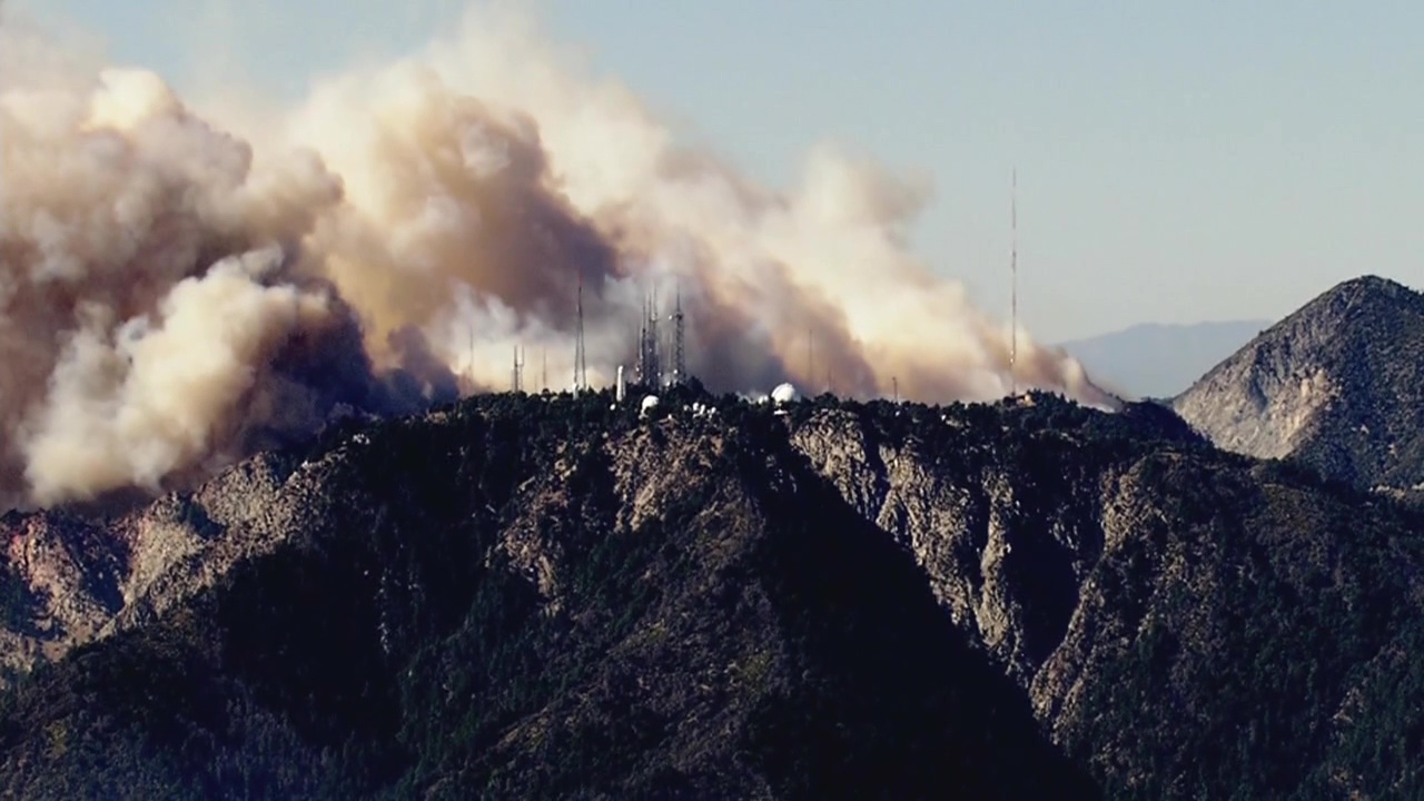 Fire burning near Mt. Wilson may affect broadcast