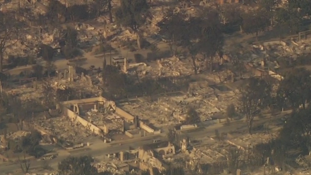 Pacific Palisades neighborhoods destroyed by fire