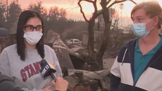 Family returns to home lost in devastating fire