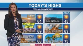 Weather forecast for Saturday, Jan. 11