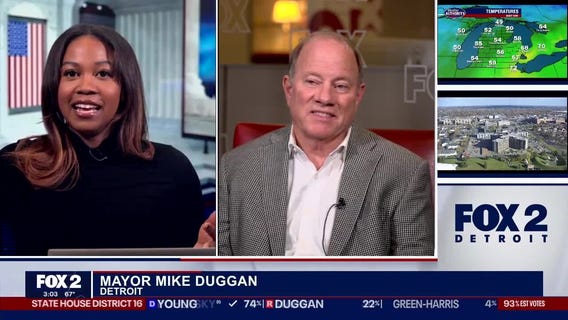 Mayor Mike Duggan reacts to the results of the 2024 election