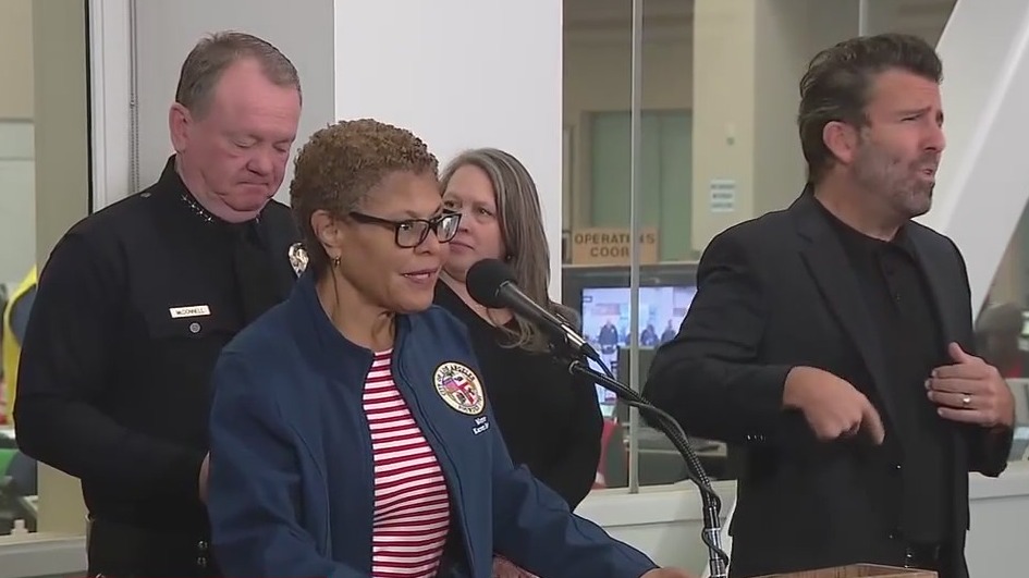 Bass, Crowley address 'differences' regarding wildfire fight