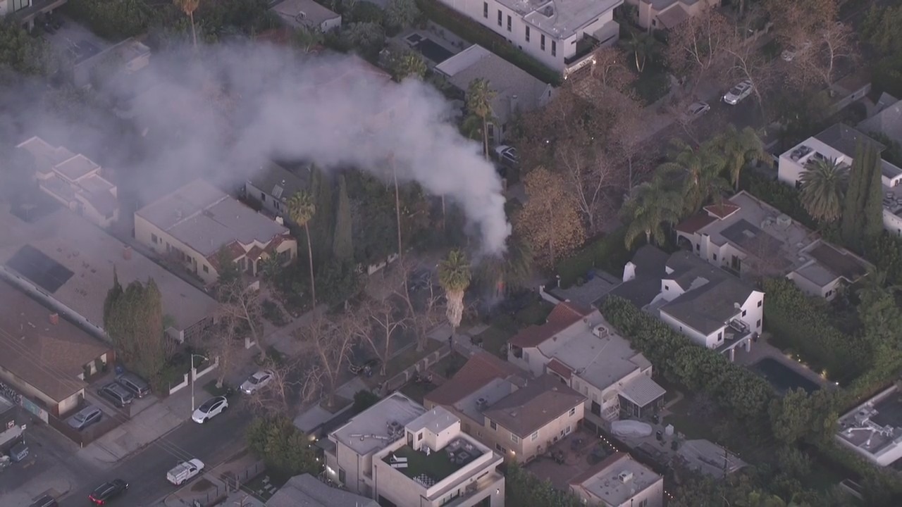 Tree fire breaks out in Mid-City | FOX 11 Los Angeles
