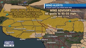 Weather forecast for Monday, Jan. 13